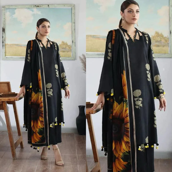 3PCS Charizma  Embroidered Lawn Collection D-939