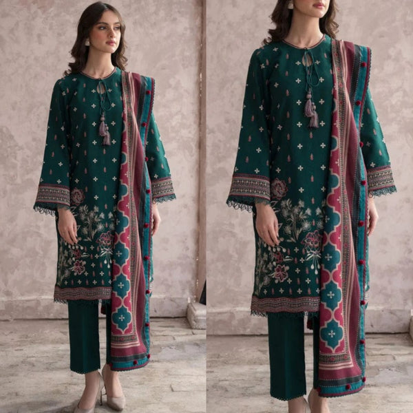 3PCS Jazmin  Embroidered Lawn Collection JZ -04