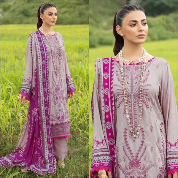 3PCS Sapphire Embroidered Dhanak Winter Collection  SPW-932